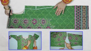 Simple Kameez Cutting Stitching And Measurement Step By Step Easy Method [upl. by Macmillan]