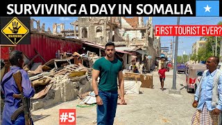 SURVIVING A DAY IN MOGADISHU  SOMALIA 🇸🇴 [upl. by Nathanial121]