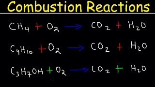 Balancing Combustion Reactions [upl. by Dlareg972]