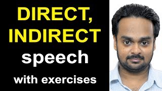 Reported Speech Examples and Exercises [upl. by Jeremie]