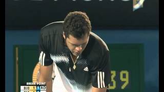 Tsonga v Djokovic 2008 Australian Open Mens Final Highlights [upl. by Popele443]