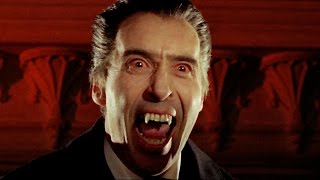 Christopher Lee as Dracula Bite Montage [upl. by Innor235]