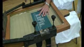 How to silk screen print in 4 minutes [upl. by Attehcnoc]