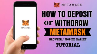 How to DEPOSIT or WITHDRAW on your Metamask Wallet  App Tutorial [upl. by Blasius]