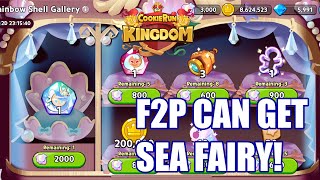 How to get Sea Fairy Cookie as a Free To Play Player Cookie Run Kingdom [upl. by Annahsirhc]