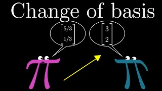 Change of basis  Chapter 13 Essence of linear algebra [upl. by Plato292]