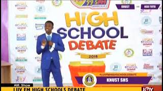 Luv FM High Schools Debate  AM Show on JoyNews 21018 [upl. by Eladnyl654]