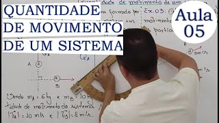 Quantidade de movimento de um sistema  Aula05 [upl. by Zil]