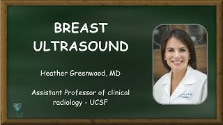 Breast Ultrasound  Complete Lecture  Health4TheWorld [upl. by Doughman351]