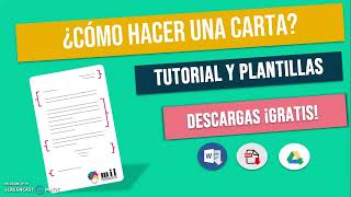 👉Cómo hacer una CARTA FORMAL o INFORMAL  Plantillas y Tutorial 2023 [upl. by Meggs]