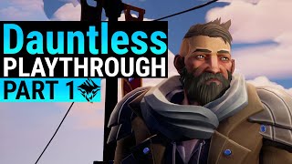 Dauntless Beginner Guide  Part 1  From start to Unlocking repeaters  Tips and Behemoth Fights [upl. by Ahsain]