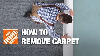 How to Remove Carpet  DIY Carpet Removal [upl. by Mharba960]