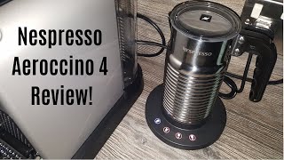 Nespresso Aeroccino 4 Milk Frother Review  Worth upgrading from the Aeroccino 3 [upl. by Alket]