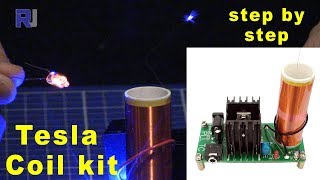 Tesla Coil Kit  Build step by step and test with music [upl. by Anaeed960]