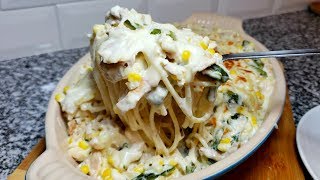 Chile Poblano Pasta Recipe  Simply Mamá Cooks [upl. by Lozar]