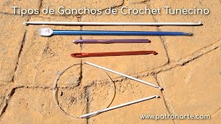 Tipos de Ganchos Que Puedes Usar En Crochet Tunecino [upl. by Howarth421]