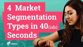 4 Market Segmentation Types in 40ish Seconds [upl. by Harrison]