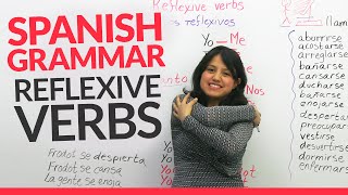 Learn Spanish Grammar  Reflexive Verbs in Spanish [upl. by Husch]