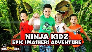 Epic Dino Smashers Adventure Ninja Kidz [upl. by Yrrok369]