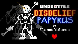 DISBELIEF Papyruss Genocide Route Undertale [upl. by Winer122]