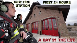 First 24 Hours in a New Fire Station  A Day in the Life [upl. by Nikolos]