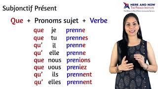 Subjonctif  French Grammar Explained in English  Happy Learning French Series [upl. by Muscolo]