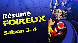 Résumé Foireux  My Hero Academia  Saison 34 PARODIE [upl. by Eelano]