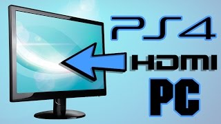 How to connect Playstation 4 with HDMI and PC with DVI to PC monitor [upl. by Dryden]