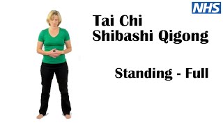 Tai Chi Shibashi Qigong Standing  FULL [upl. by Leno36]