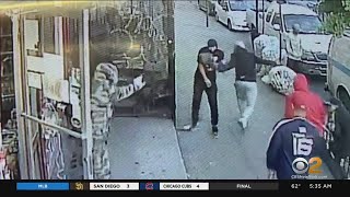 Gunfight Caught On Video In Brooklyn [upl. by Esdnil]