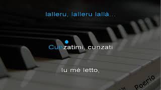 VITTI NA CROZZA  karaoke con guida al canto [upl. by Nauht]