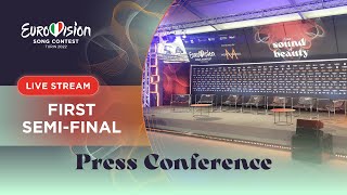 Eurovision Song Contest 2022  First SemiFinal Qualifiers  Press Conference [upl. by Gnihc]