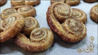 Cinnamon Sugar Palmiers quick amp easy recipe [upl. by Yesrej]