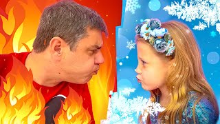 Nastya and a collection of funny stories about dad and Nastyas friends [upl. by Wsan]