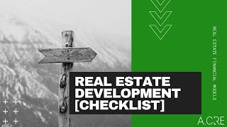 Real Estate Development Due Diligence Checklist Tool in Excel [upl. by Welton]