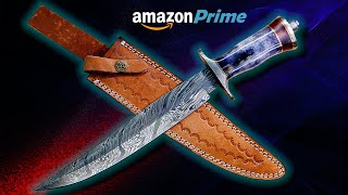 3499 Damascus Bowie Knife Is It Worth It [upl. by Cloots559]