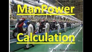 Manpower Calculation  Manpower Calculation by Takt time [upl. by Melamie]