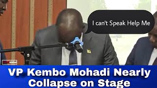 Breaking 😳 Kembo Mohadi Nearly Collapse on Stage [upl. by Harahs]