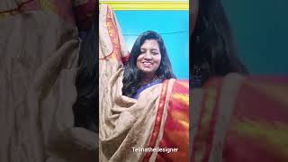 SAREE converted to MAGICAL DRESSshorts fashion myvideo youtube shortvideo saree [upl. by Elbam]