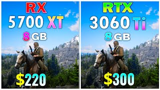 RTX 3060Ti vs RX 5700xt Test in 10 games [upl. by Donica]