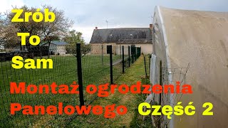 99 Montaż ogrodzenia panelowego Część 2 [upl. by Fortunio340]