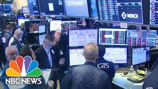 Stock Trading Halted After Markets Plunge At Market Open  NBC News [upl. by Stinson]