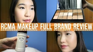 How to Apply RCMA Foundation amp Blush Palette Review  Demo  TrishhYoungg [upl. by Atlas836]