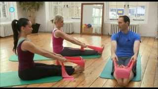 Pilates Mat Class using an elastic band with Amit Younger  preview [upl. by Aneelak722]