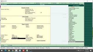 Tally ADDoN  Consignee Contact Detail in Tally ERP 9 [upl. by Noemad]