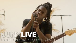 Daniel Caesar Performs Violet on JUNO LIVE  JUNO TV [upl. by Ocihc]