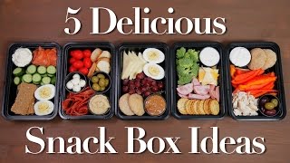 5 Delicious Snack Box Ideas  BacktoSchool [upl. by Afra]