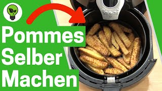 Heißluftfritteuse Pommes Selber Machen ✅ GENIALES REZEPT Wie Pommes Frites im Airfryer Zubereiten [upl. by Naik]