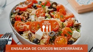 🥗 Ensalada de cuscús mediterránea  Recetas Nestlé Cocina [upl. by Neelyak]