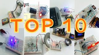 TOP 10 Mejores Proyectos electronicos🔌💡 [upl. by Enajyram]